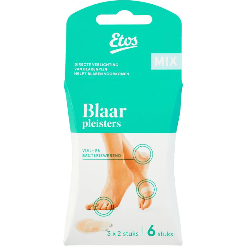 Etos Blaarpleister Mix Pleisters 6 stuks 6 EA Etos