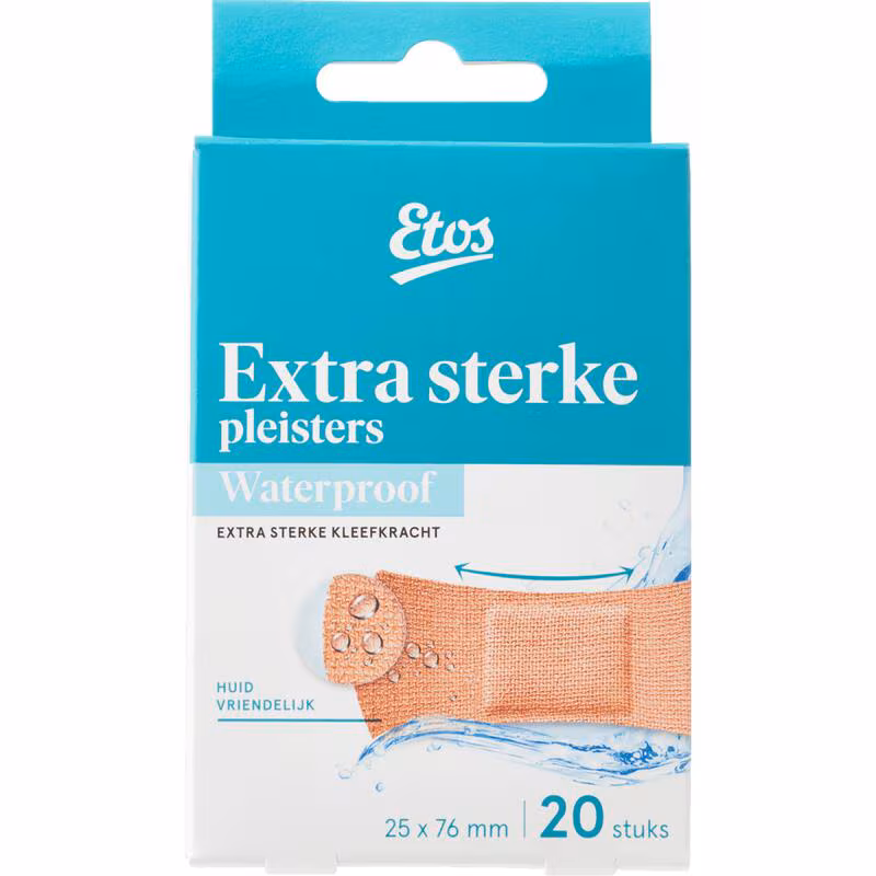Etos Extra Sterke Pleister WaterprooF Pleisters 20 stuks 20 EA Etos