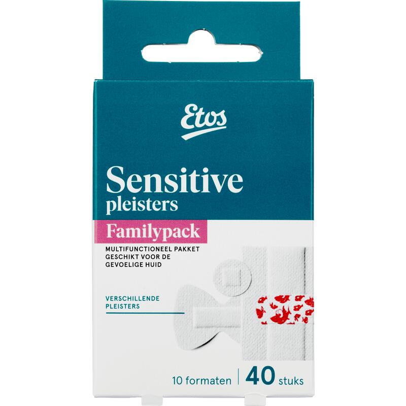 Etos Family Pack Sensitive Pleisters Pleisters 40 stuks 40 EA Etos