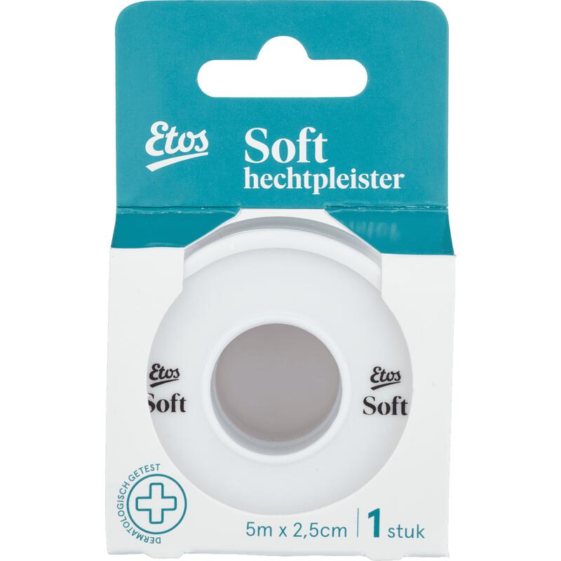 Etos Hechtpleister Soft 5 M x 2,5 CM 1 EA Etos
