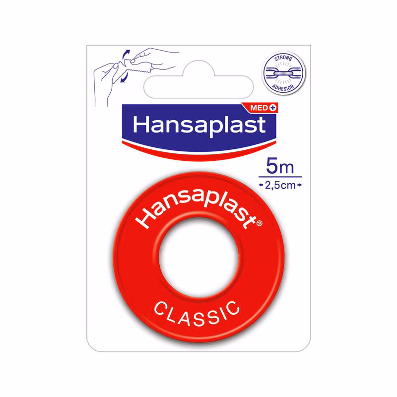 Hansaplast Classic Hechtpleister 5 M x 2.5 CM 1 EA Etos