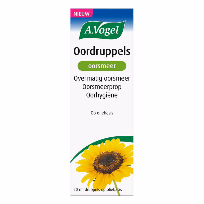 A.Vogel Oordruppels oorhygiëne Reinigt de Gehoorgang Druppels 20 ML 20 ML Etos
