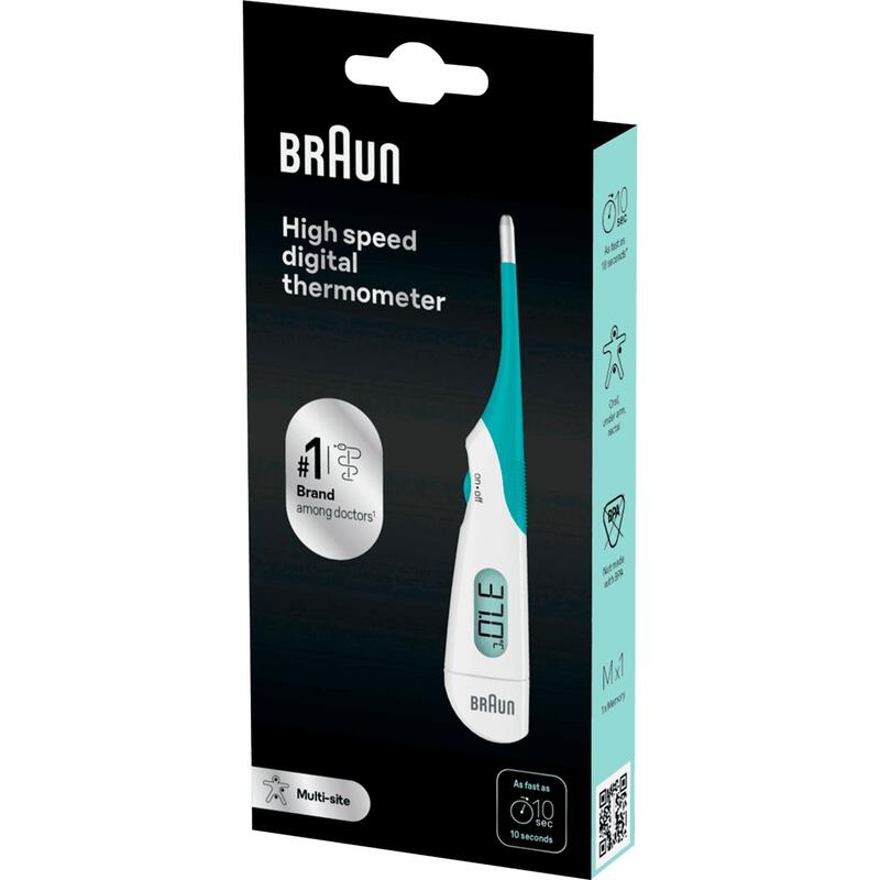 Braun Digitale Thermometer High Speed PRT1000 1 EA Etos