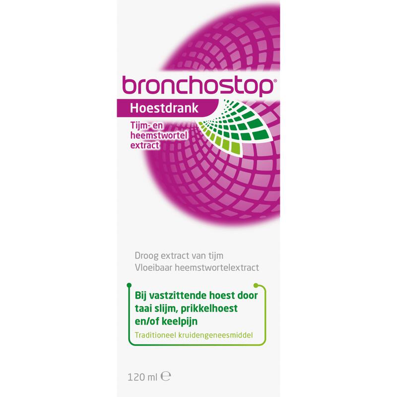 Bronchostop Hoestdrank bij Vastzittende Hoest en Keelpijn 120 ML 120 ML Etos