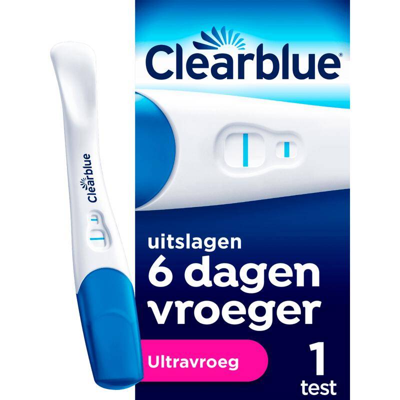 Clearblue Vroege Detectie Zwangerschapstest 1 stuk 1 EA Etos