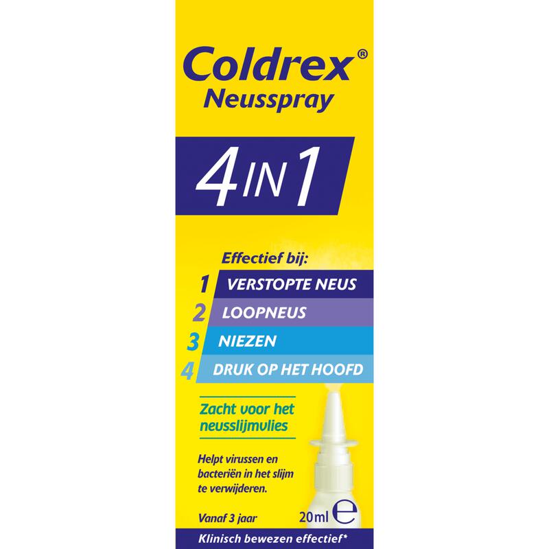Coldrex Neusspray 4-in-1 20 ML 20 ML Etos