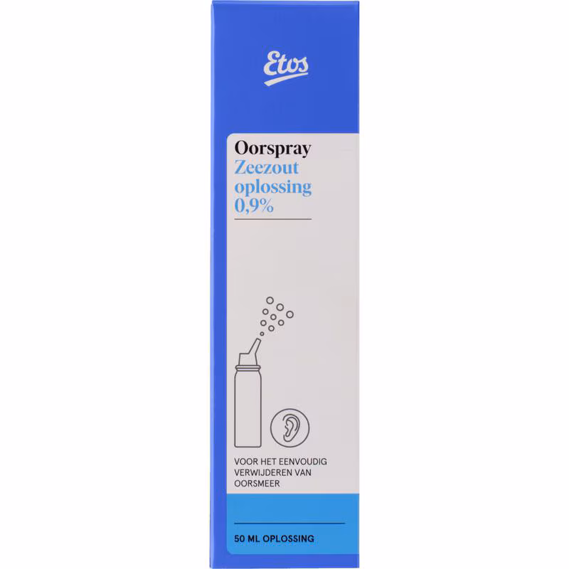 Etos Oorspray Zeezoutoplossing 0,9 MG 50 ML 50 ML Etos