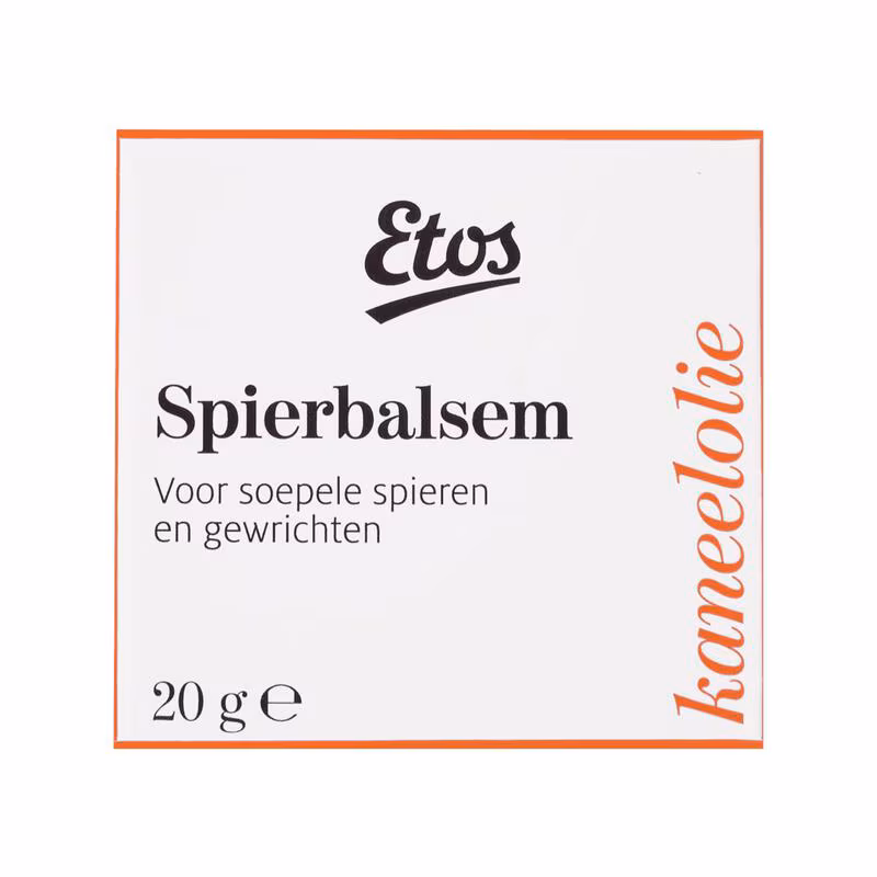 Etos Spierbalsem Kaneelolie 20 gram 20 GR Etos