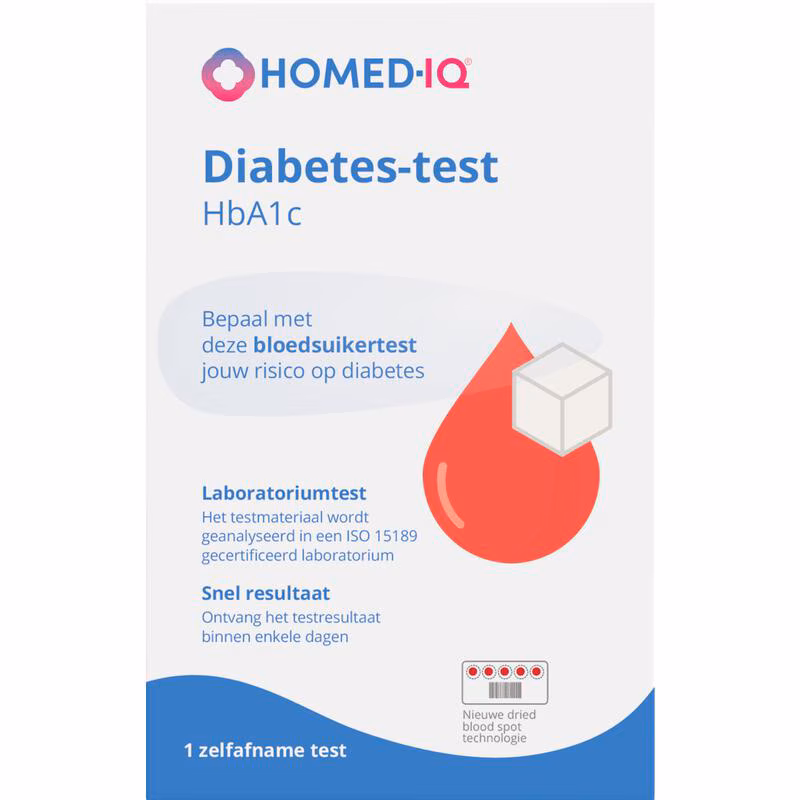 Homed-IQ Bloedsuiker Test (HbA1c) 1 stuk 1 EA Etos