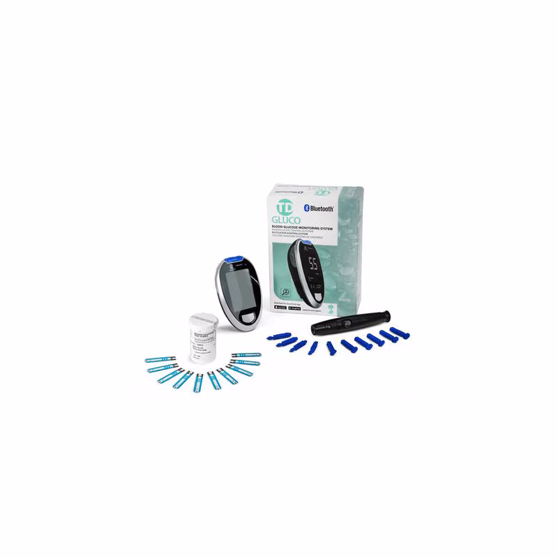 Ht One TD Gluco Bluetooth Bloedglucose Meter Startpakket 270 GR Etos