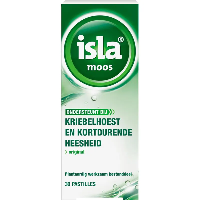 isla moos Kriebelhoest Pastilles 30 stuks 30 EA Etos