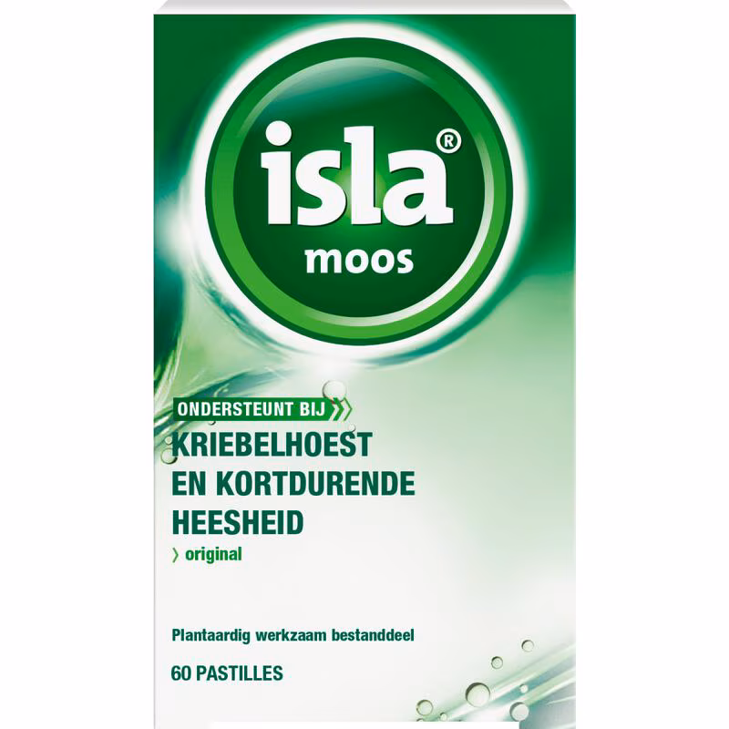 isla moos Pastilles Kriebelhoest Pastilles 60 stuks 60 EA Etos