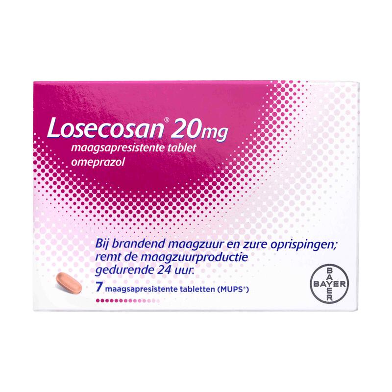 Losecosan Maagzuur Tabletten 7 stuks 7 EA Etos