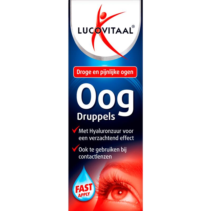 Lucovitaal Oogdruppels Droge en Pijnlijke Ogen 10 ML 10 ML Etos