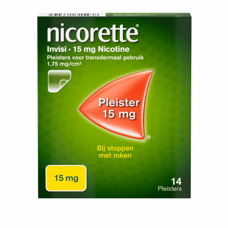 Nicorette Patch 15 MG 14 stuks 14 EA Etos