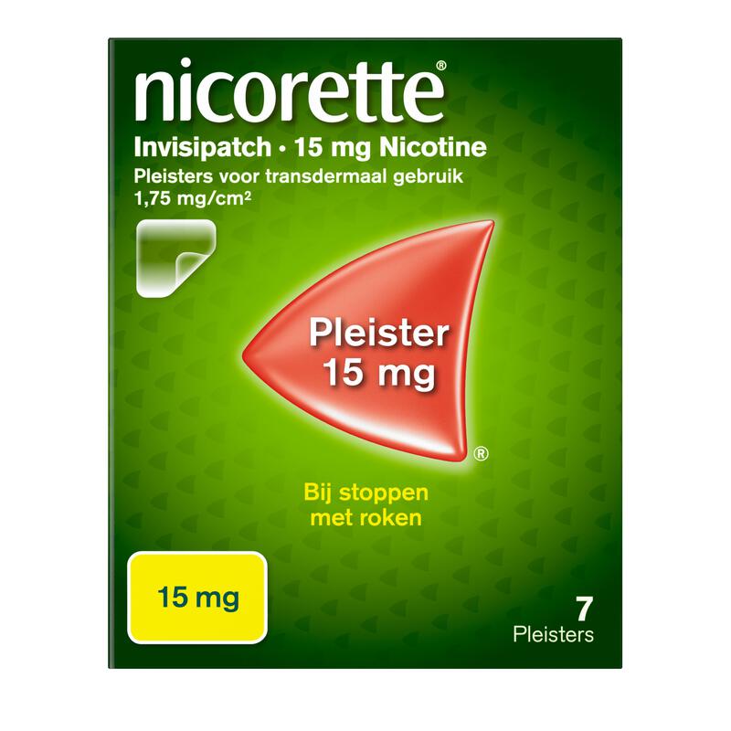 Nicorette Pleister 15 mg Nicotine 7 Stuks 15 GR Etos