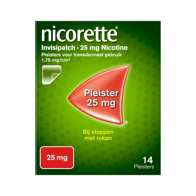 Nicorette Pleister 25 MG Nicotine 14 Stuks 14 EA Etos