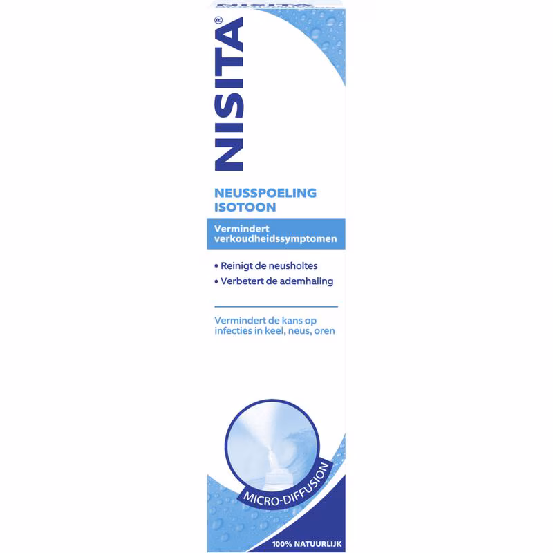 Nisita Neusspoeling Isotoon Micro-Diffusion 125 ML 125 ML Etos