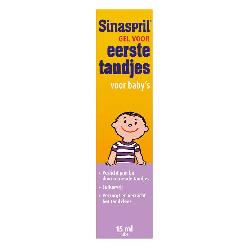 Sinaspril Gel voor Eerste Tandjes Baby's 15 ML 15 ML Etos