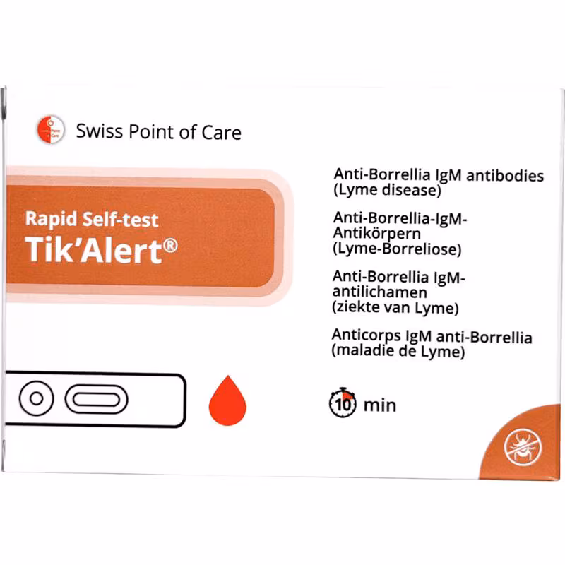 Swiss Point of Care Tik'Alert Zelftest 1 EA Etos